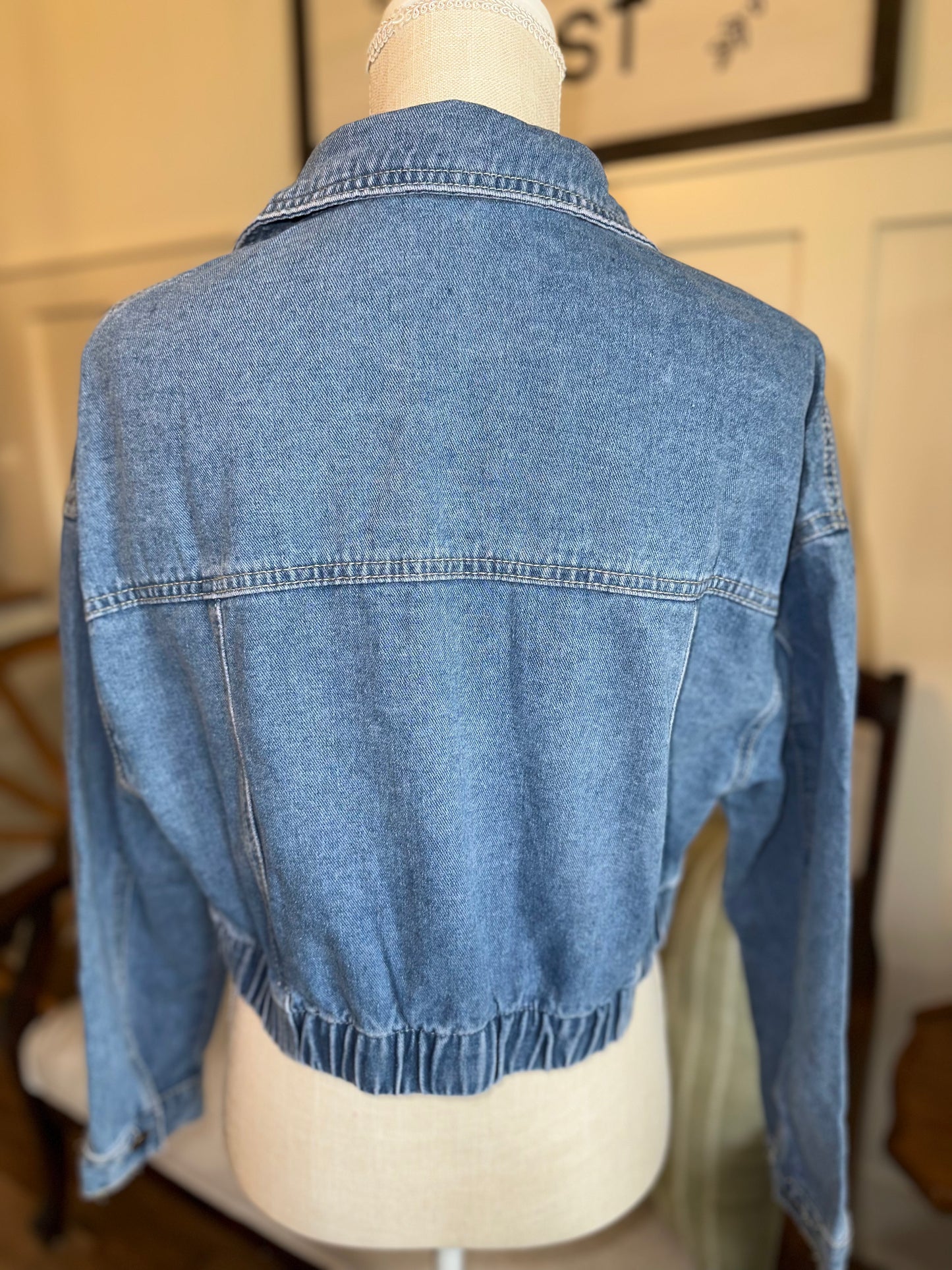 Cropped Denim Jacket