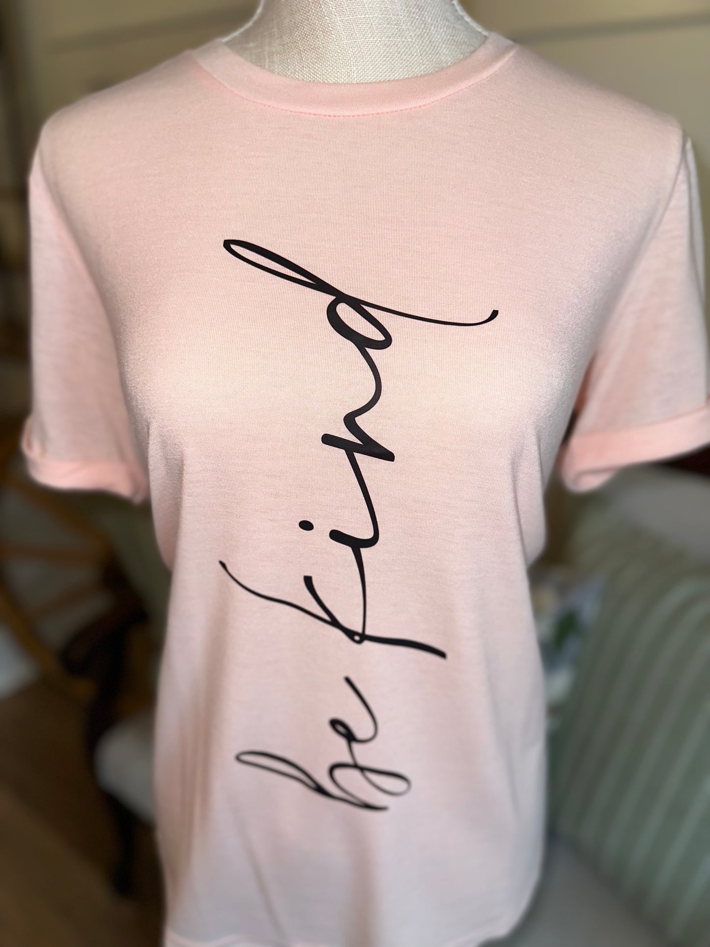 Be Kind Tee- Blush Pink