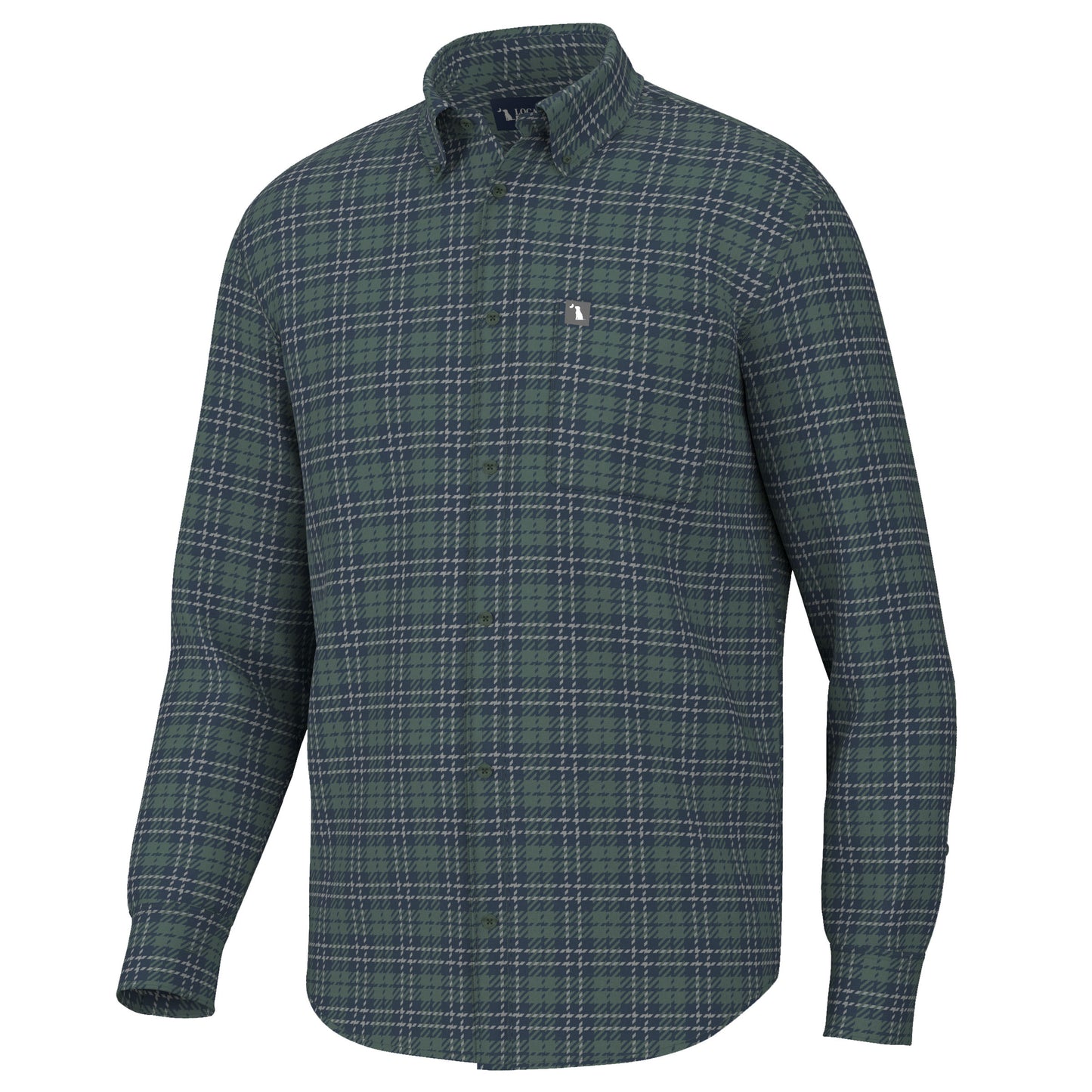 Local Boy Youth Hilton Stretch Flannel- SGNG