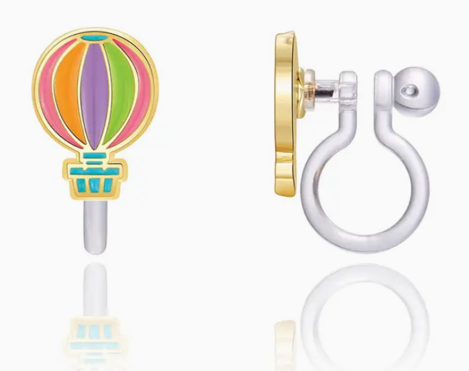Girl Nation Clip-On Earrings- Hot AIr Balloon