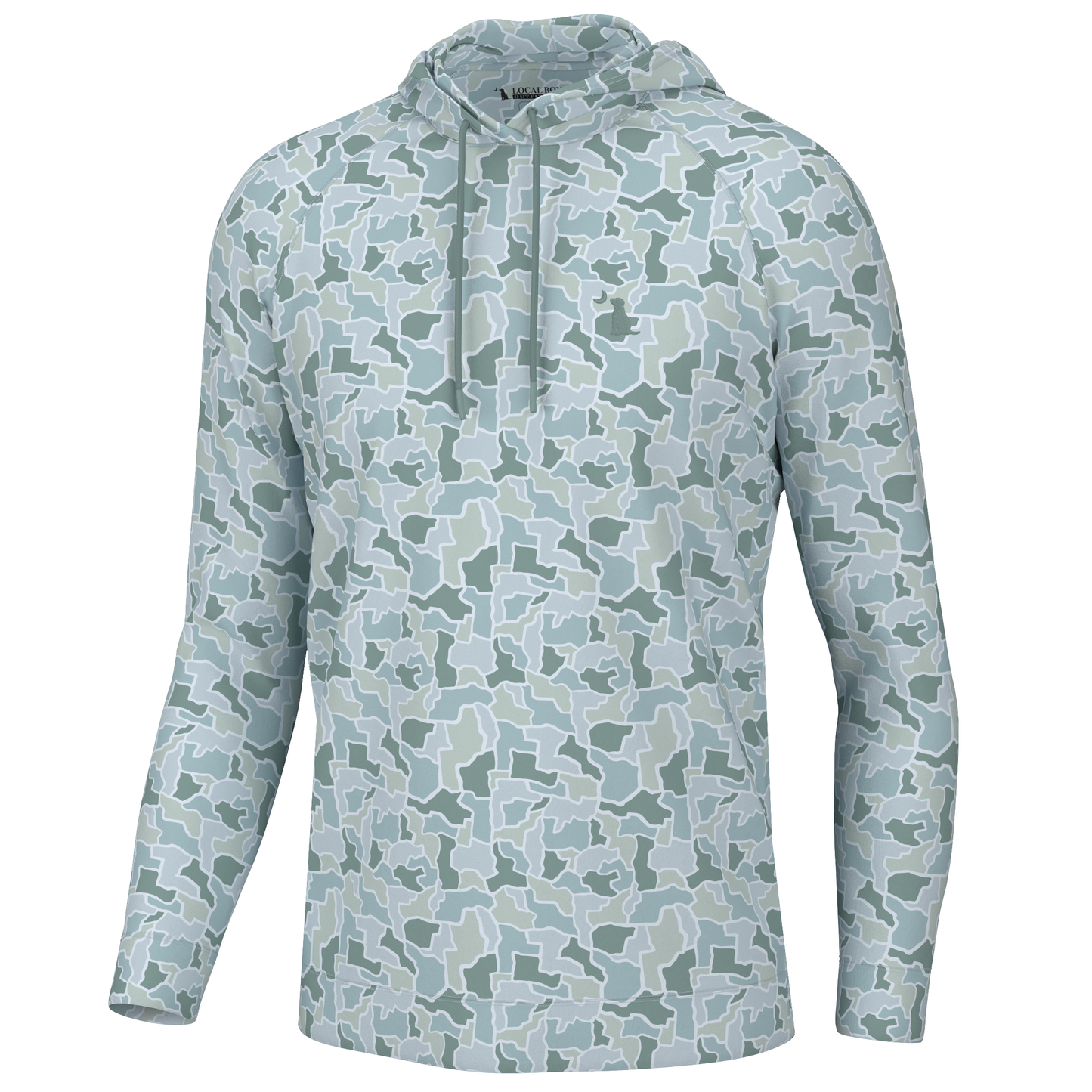 Local Boy Youth Hemlock Hoodie- Glacier Camo