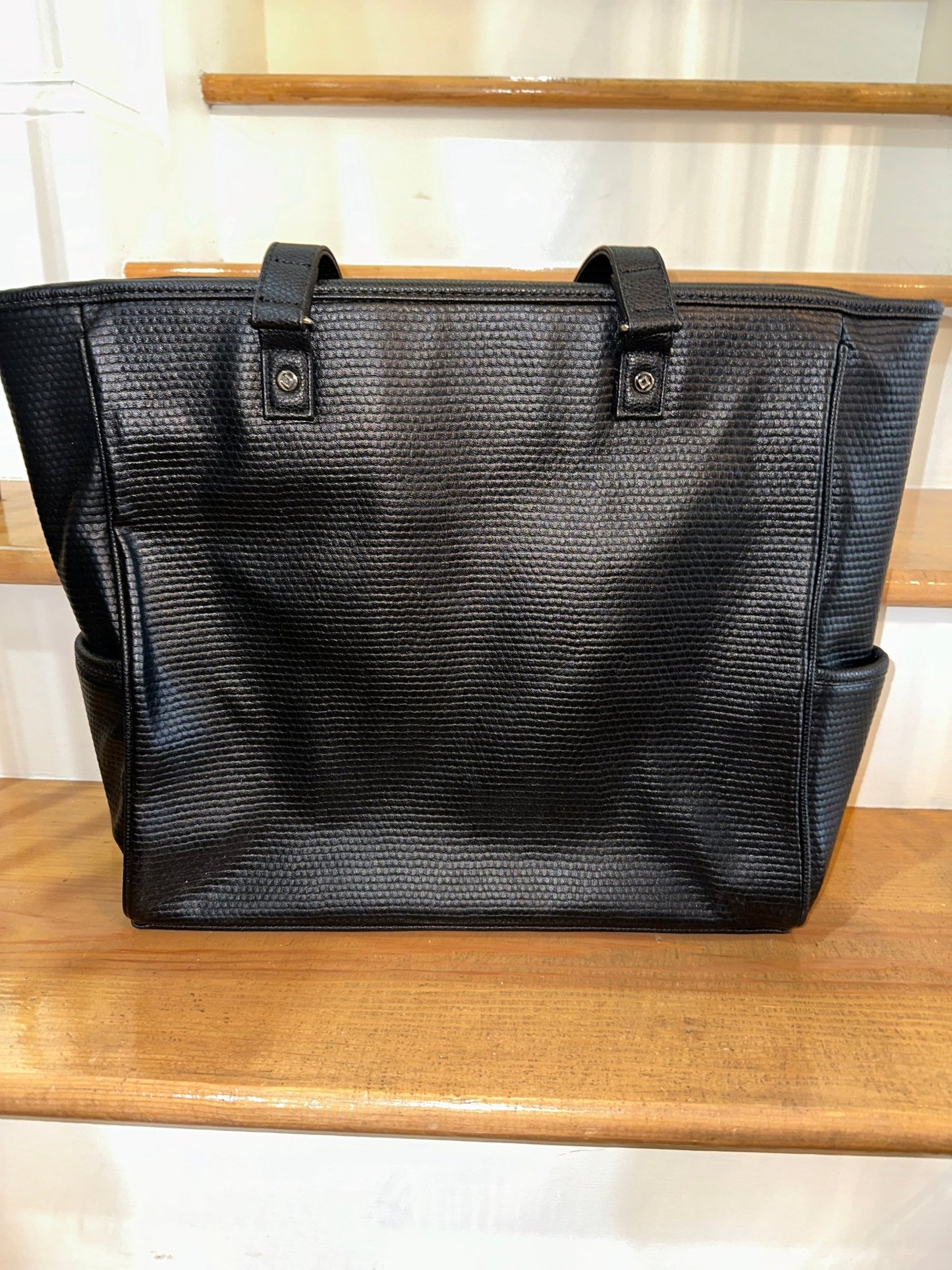 Black Dotty Cindy Tote - Mercantile213