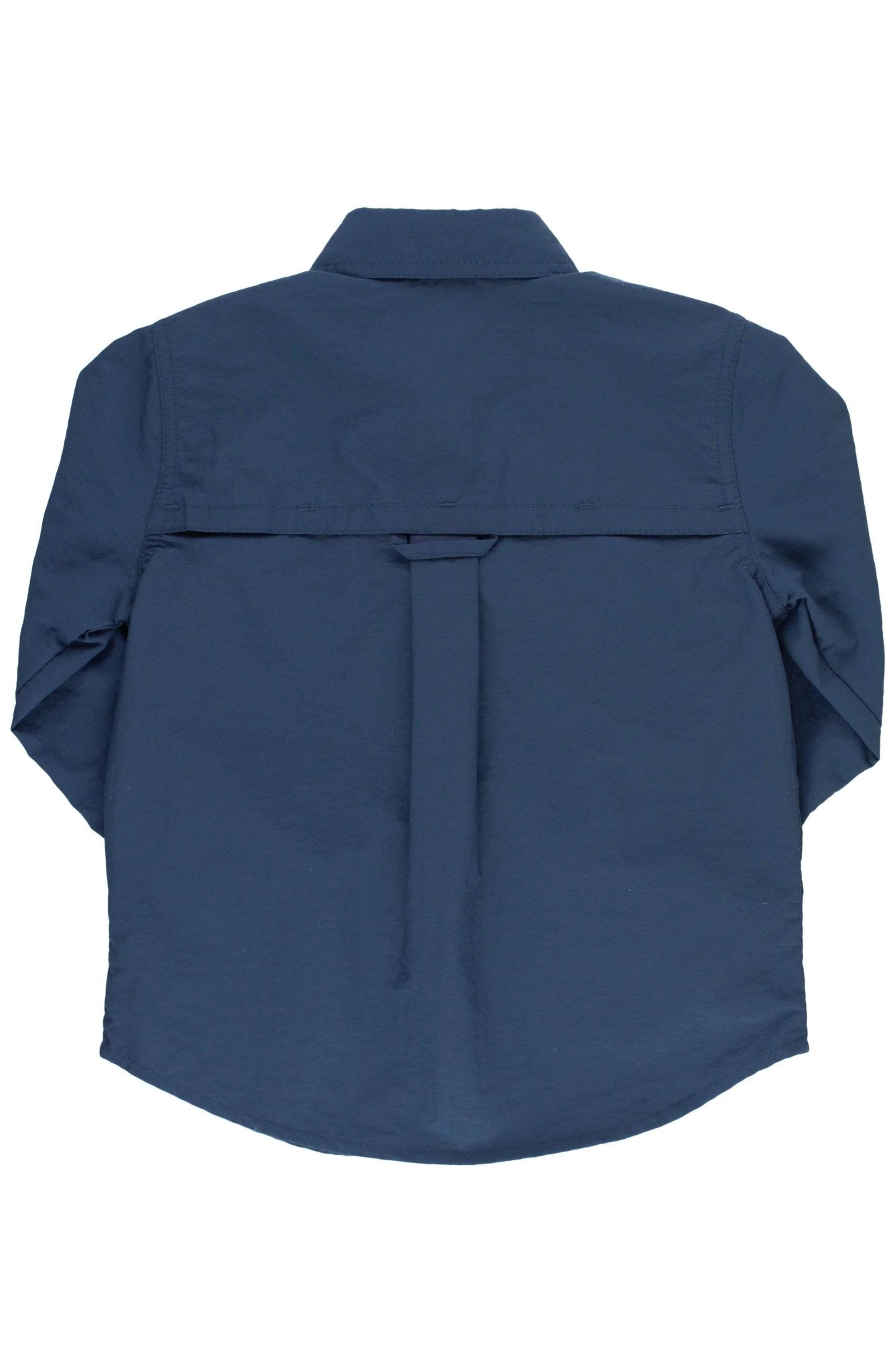 Boys Navy Sun Protective Button Down Shirt - Mercantile213