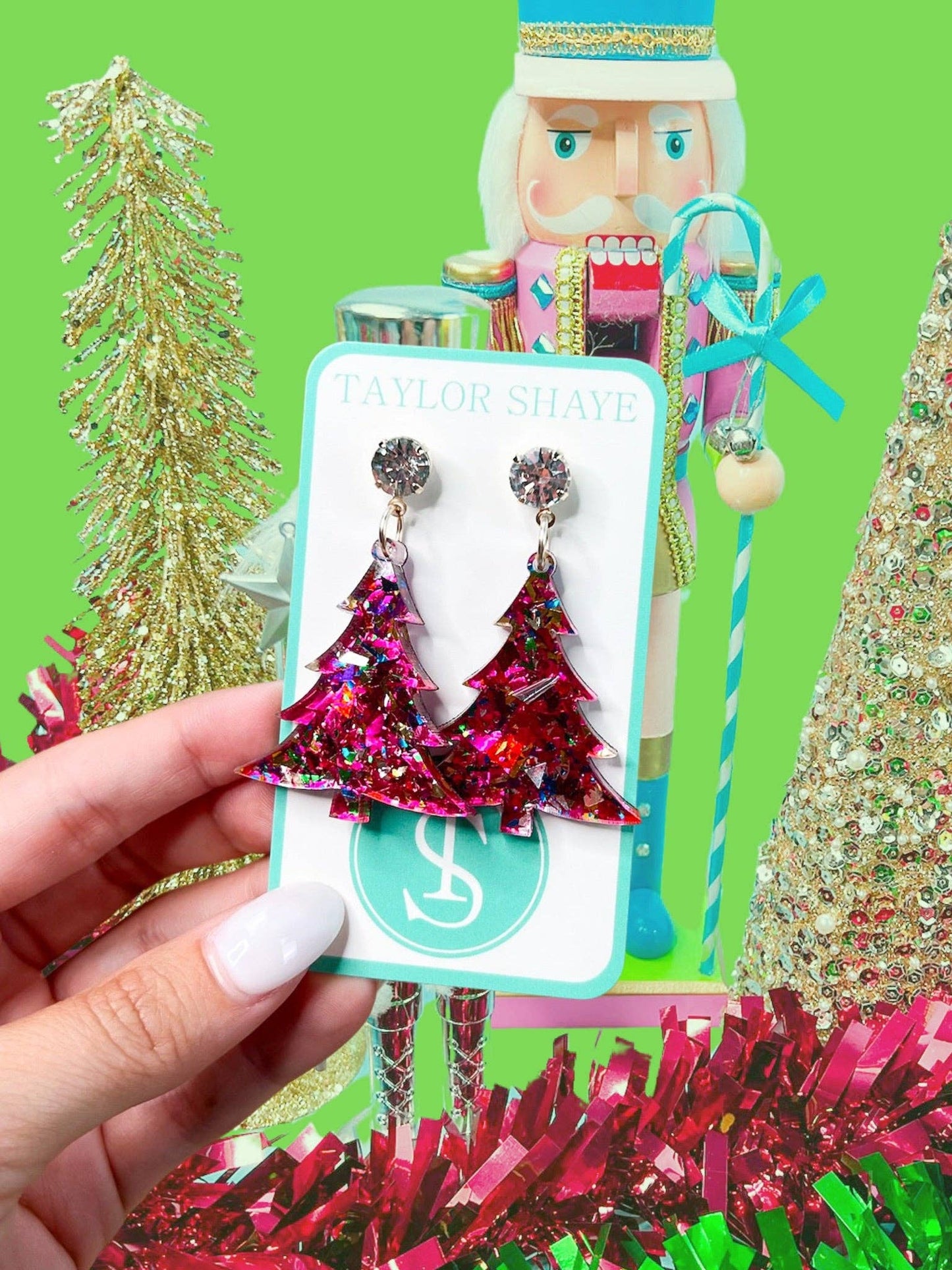 Bright Night Christmas Trees: Pink Unicorn - Mercantile213