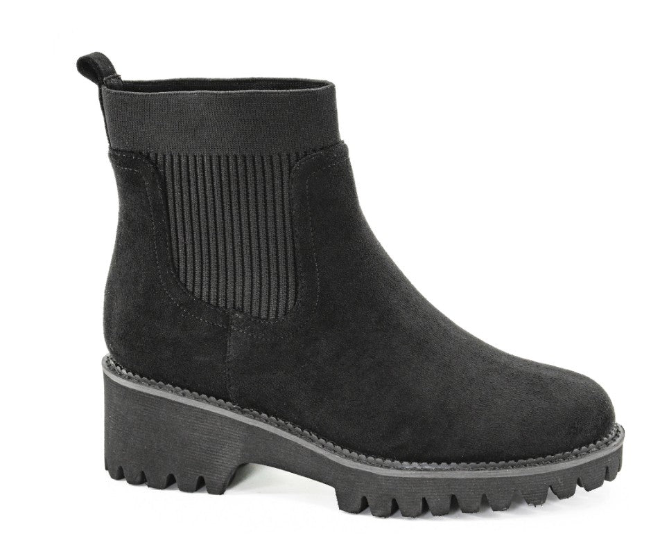 Corkys - Trail Mix - Black Faux Suede - Mercantile213