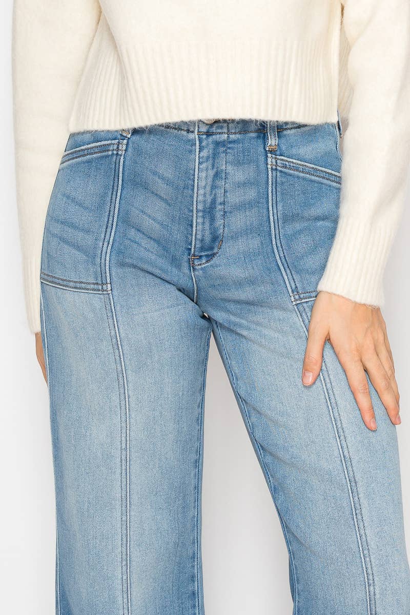 ECO Friendly Tummy Cont Slim Palazzo AV2085 - Mercantile213
