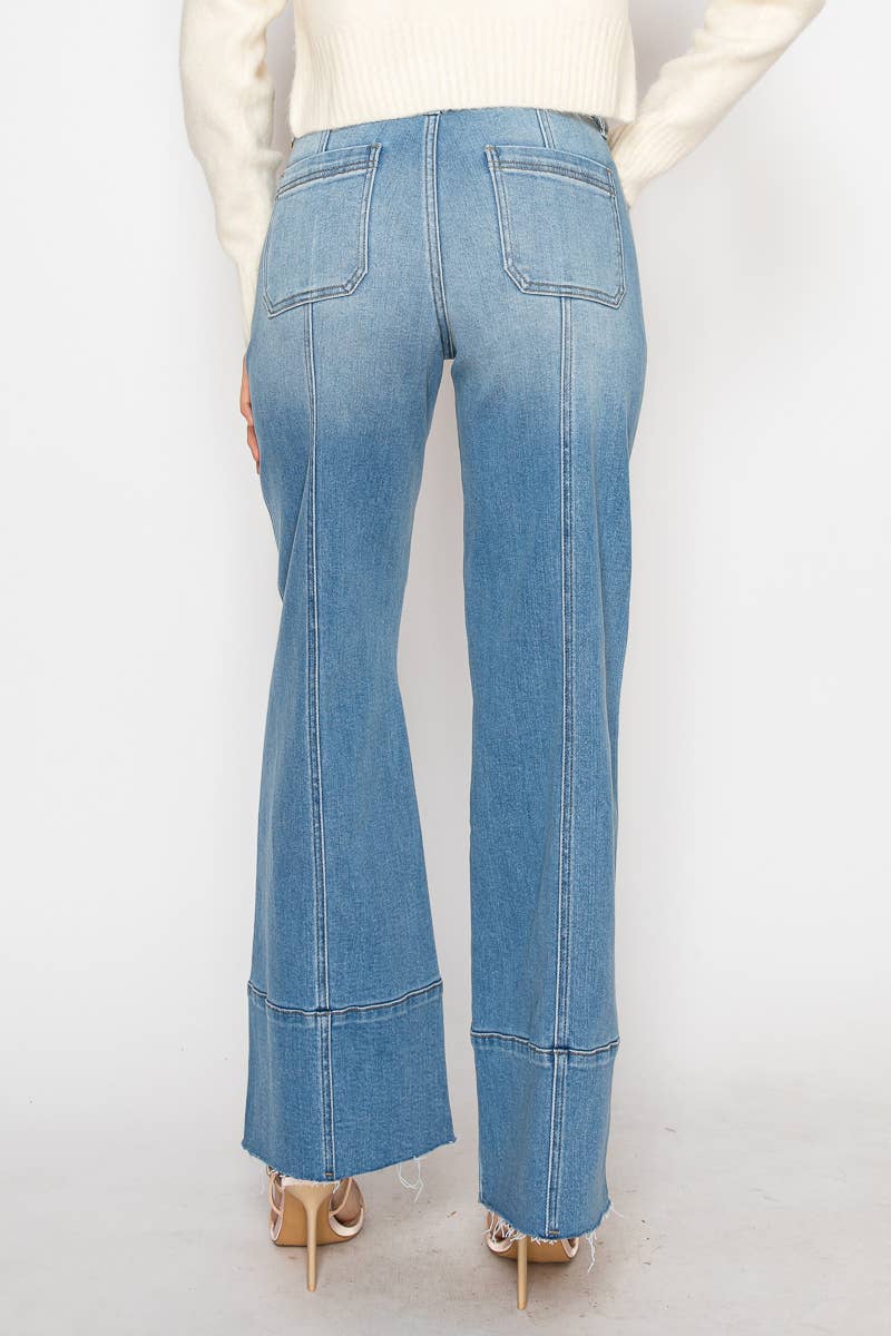 ECO Friendly Tummy Cont Slim Palazzo AV2085 - Mercantile213