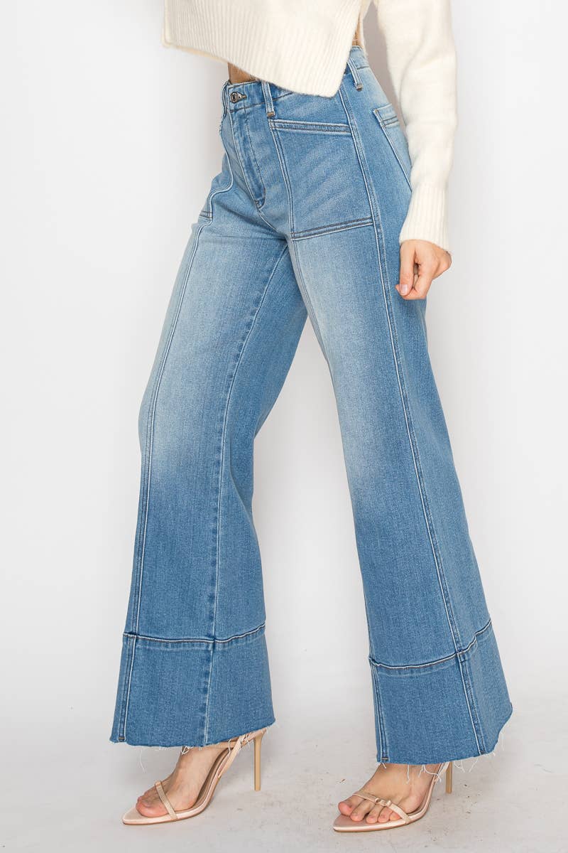 ECO Friendly Tummy Cont Slim Palazzo AV2085 - Mercantile213