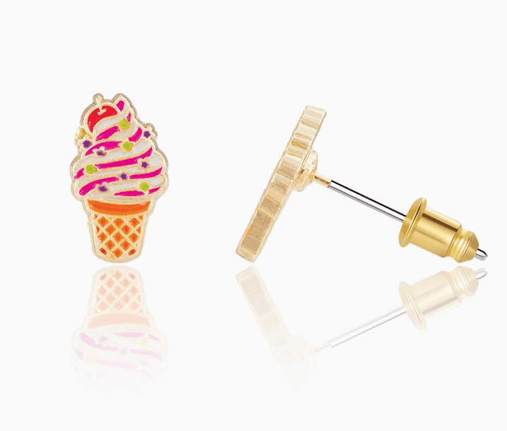 Girl Nation Stud Earrings - Soft Serve - Mercantile213