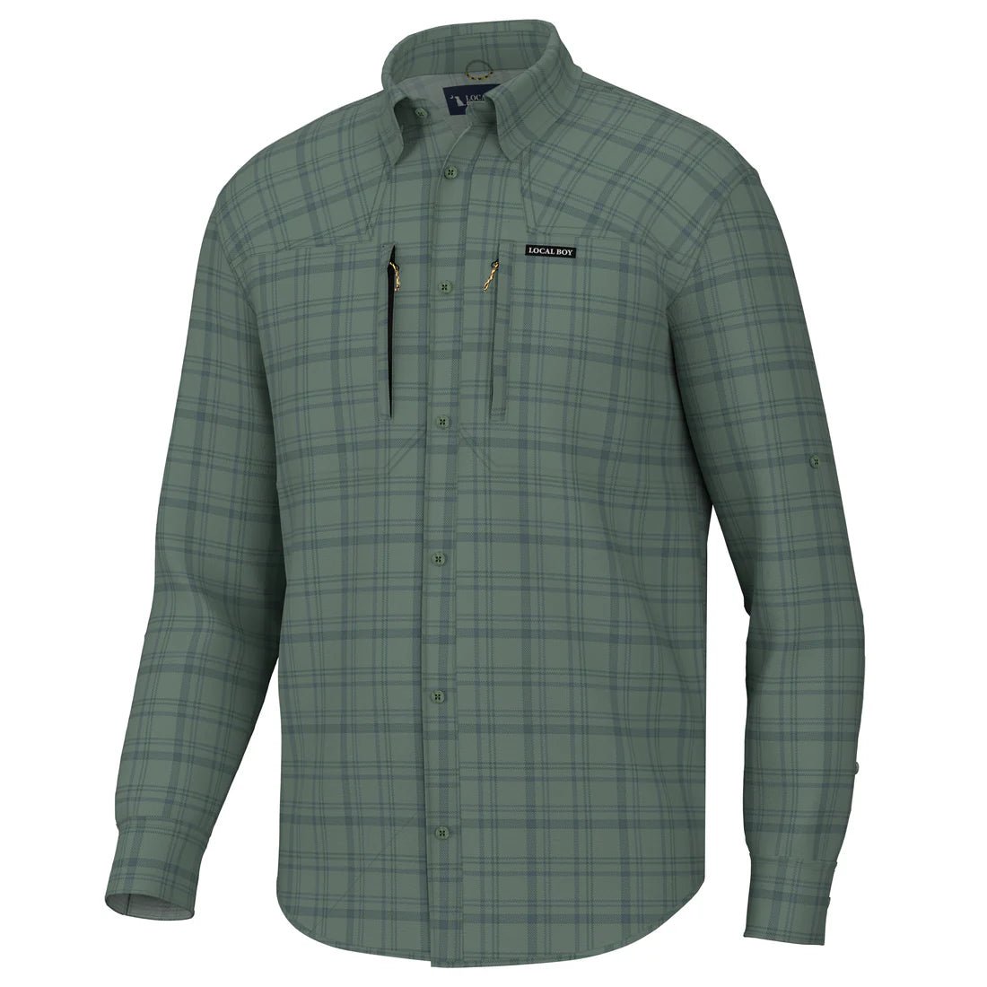 Local Boy Backcountry Boardwalk Fishing Shirt LS - OSBL - Mercantile213