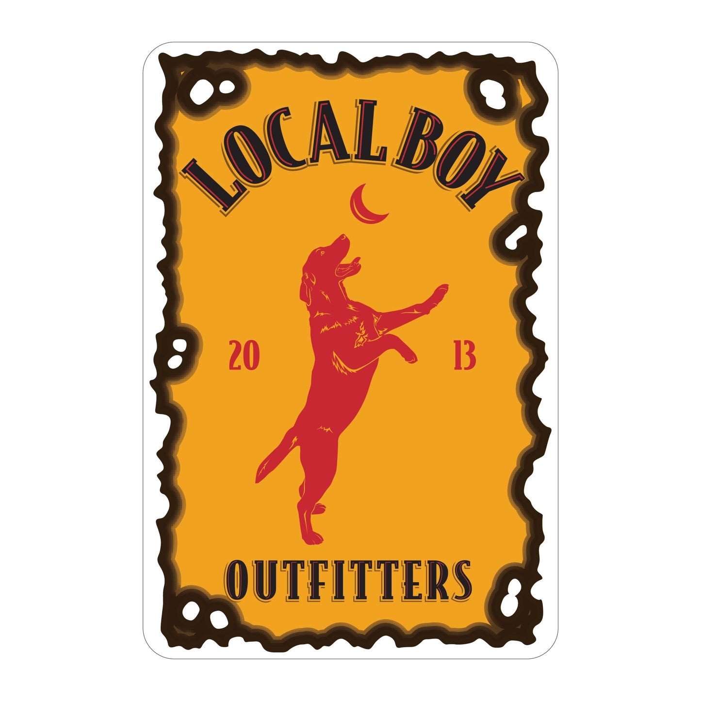 Local Boy Decal - Fired Up - Mercantile213