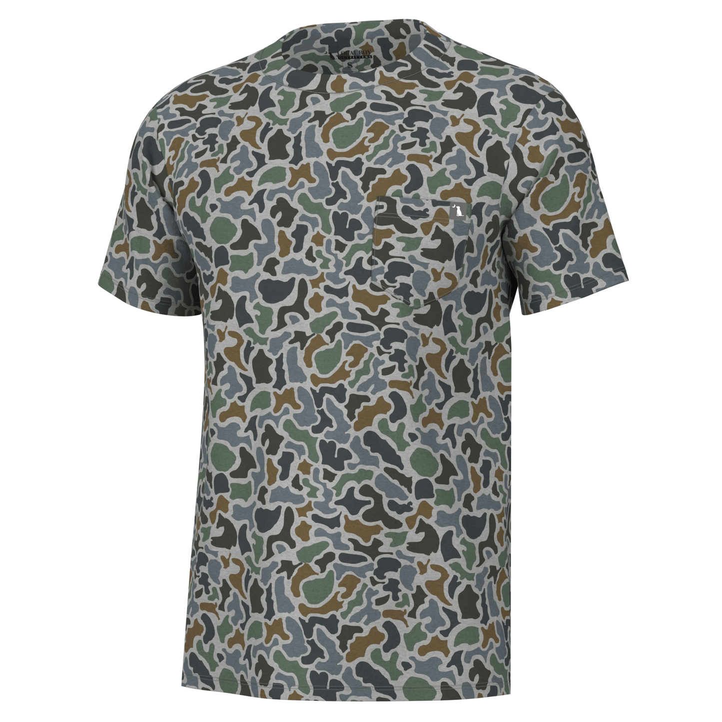 Local Boy Heather Blend SS Crewneck - Localflage Bluff - Mercantile213