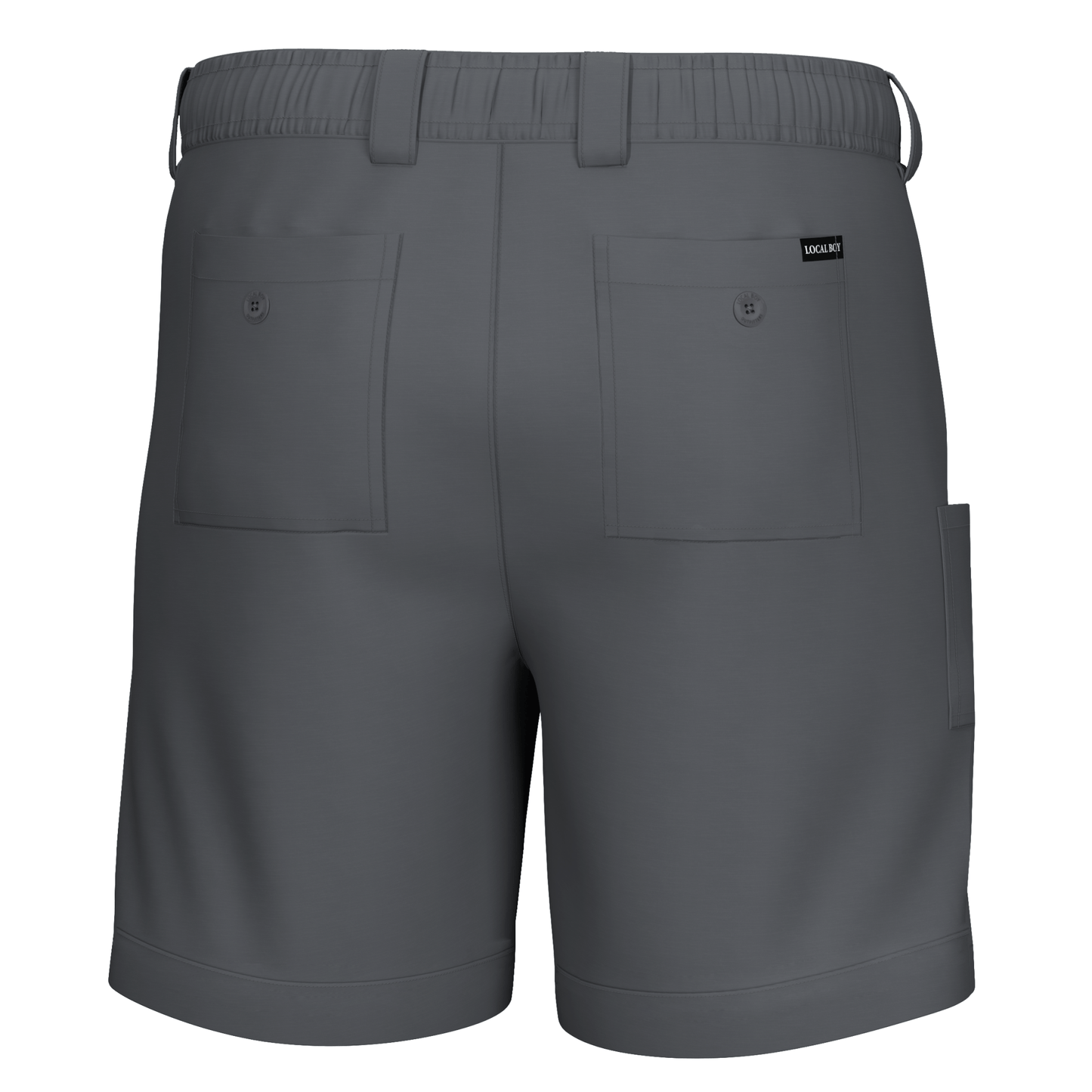 Local Boy Men's Chum Shorts - Charcoal - Mercantile213