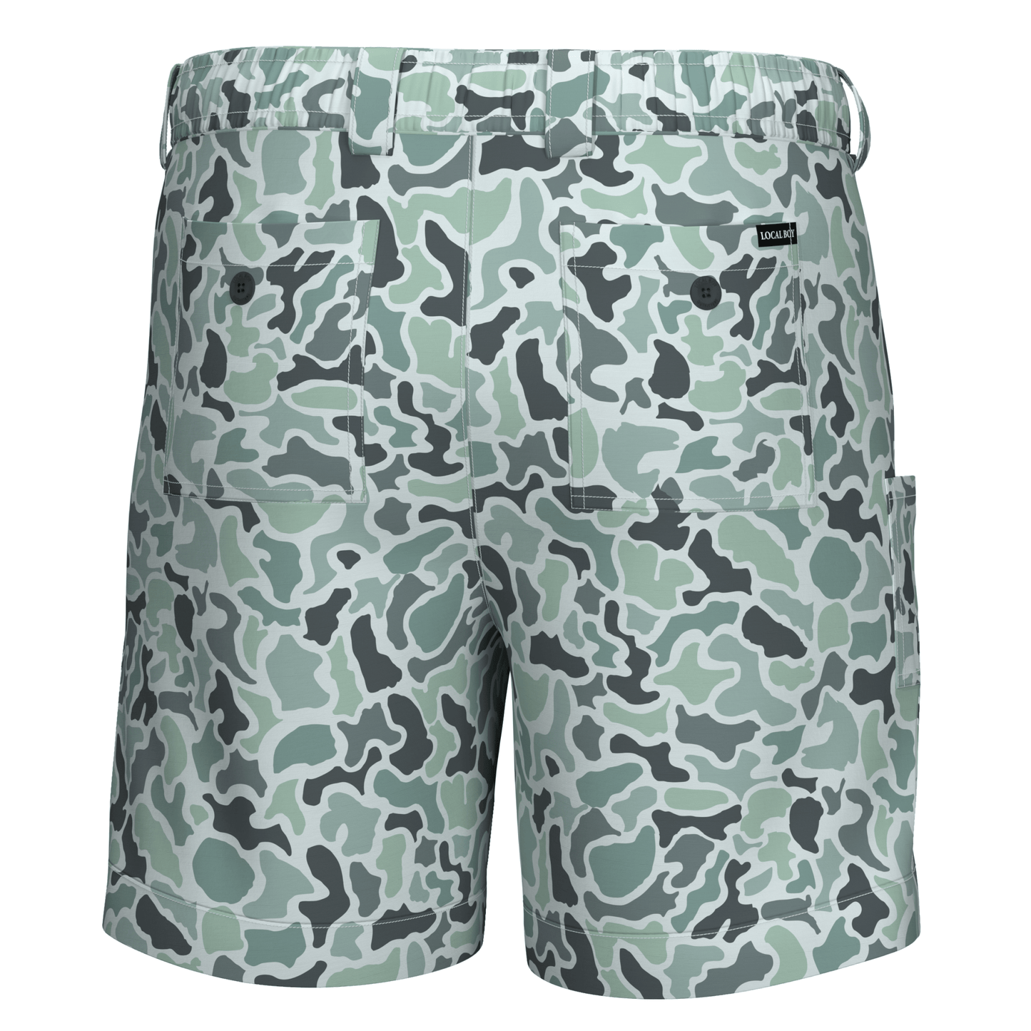 Local Boy Men's Chum Shorts - Localflage Lagoon - Mercantile213