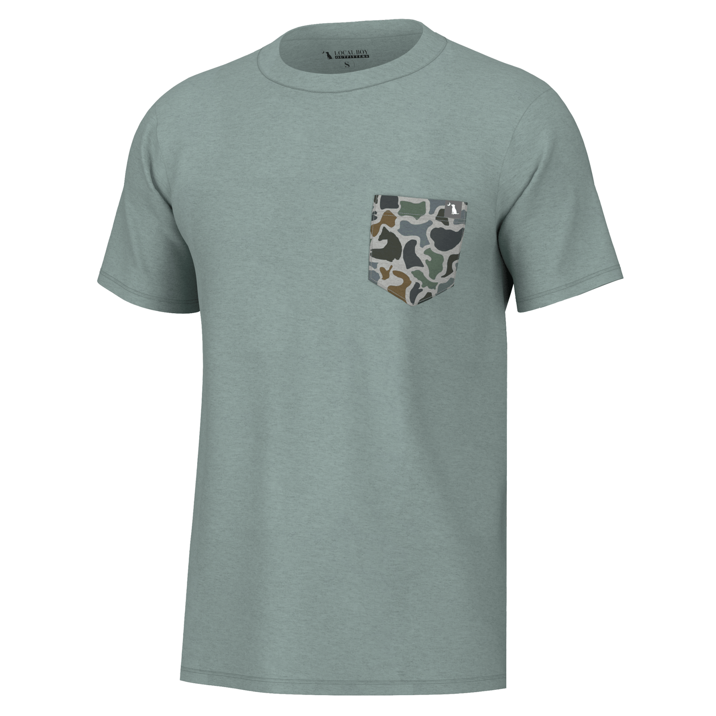 Local Boy YOUTH Heather Blend SS Crewneck - MFB - Mercantile213