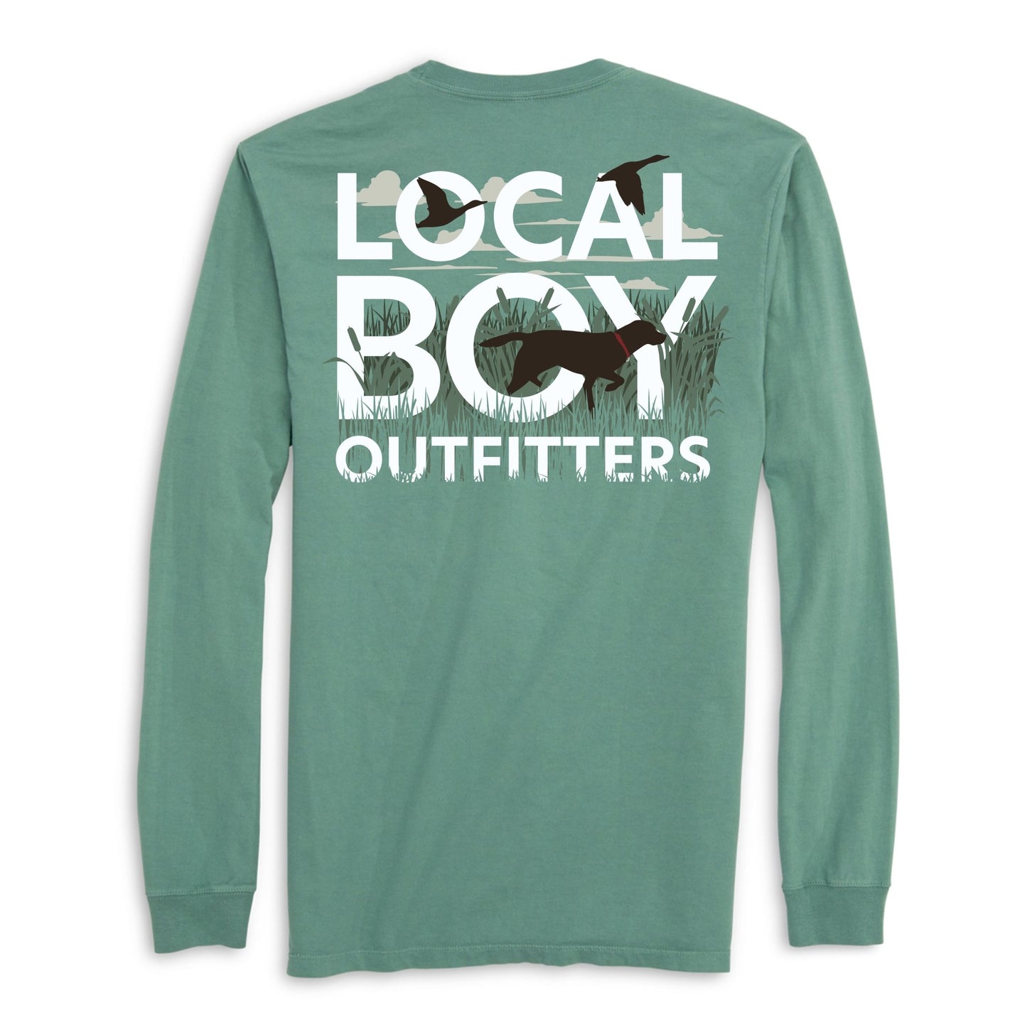 Local Boy Youth LS Tee - Text & Tail - LTG - Mercantile213