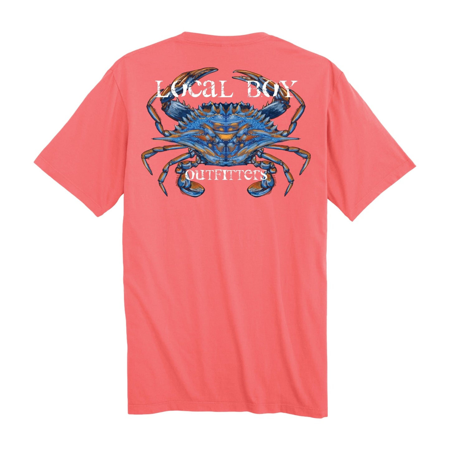 Local Boy Youth Tee - Painted Blue Crab - Mercantile213