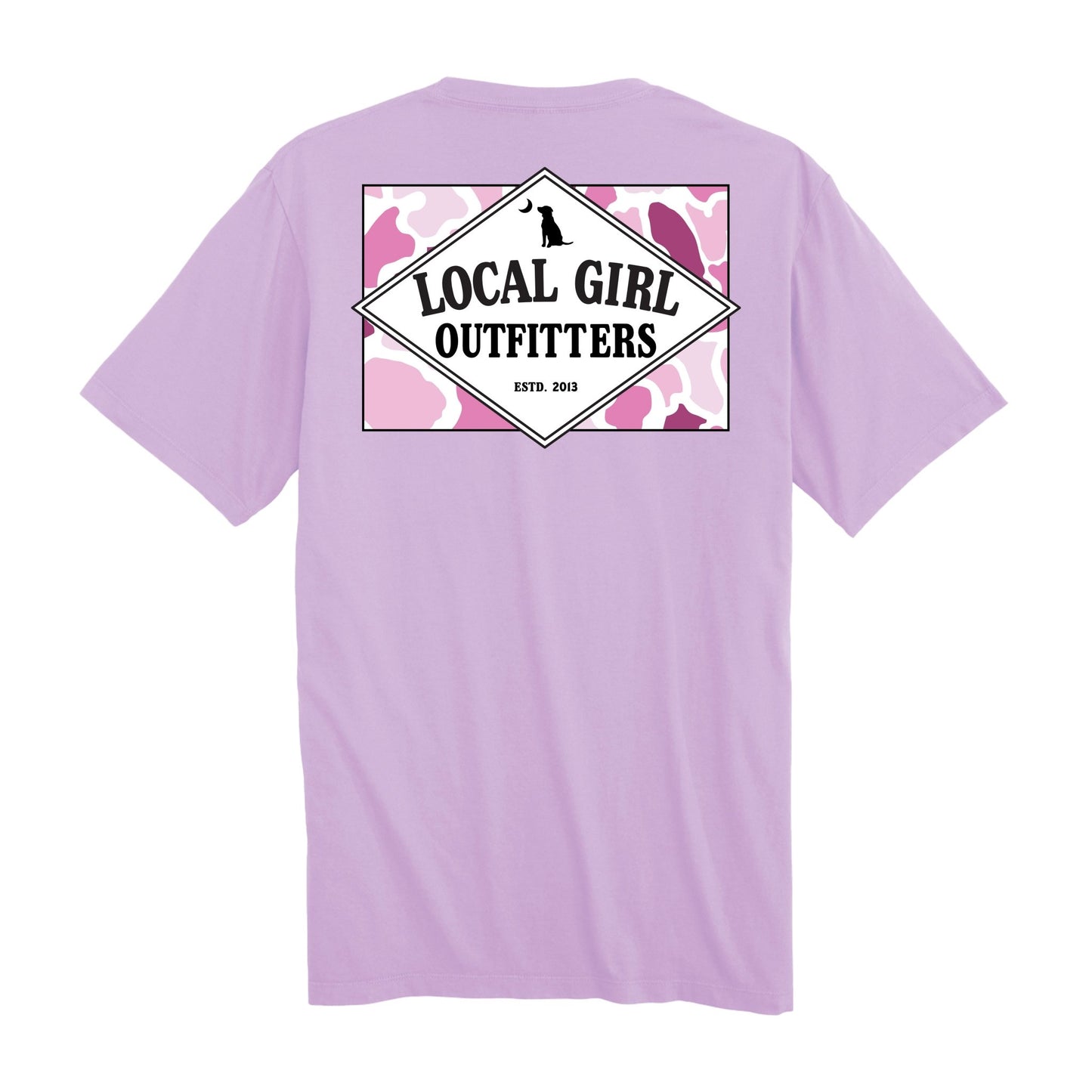 Local Girl SS Tee - Founder's Flag Pink Localflageo Orchid - Mercantile213