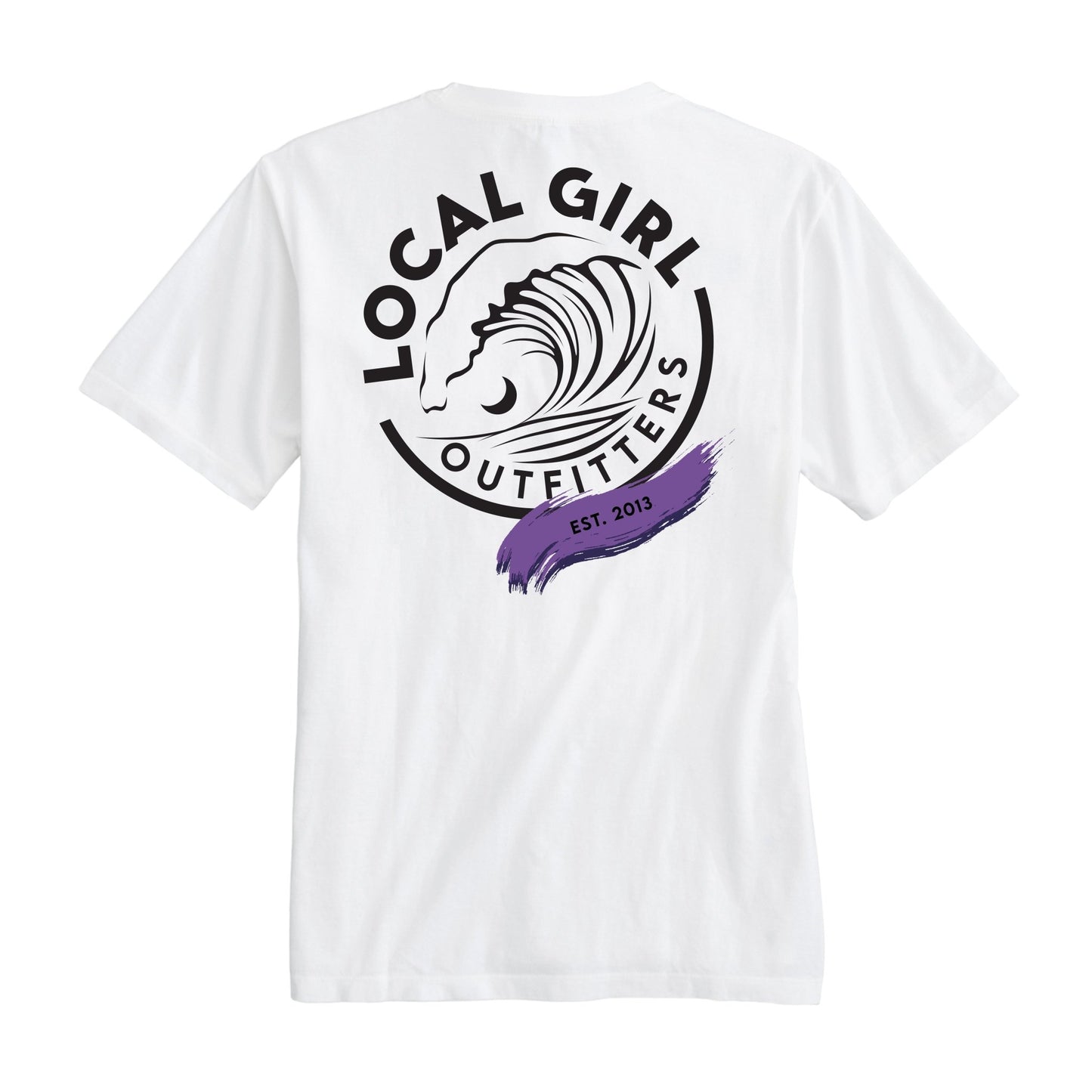 Local Girl SS Tee - Local Claw - WHT - Mercantile213
