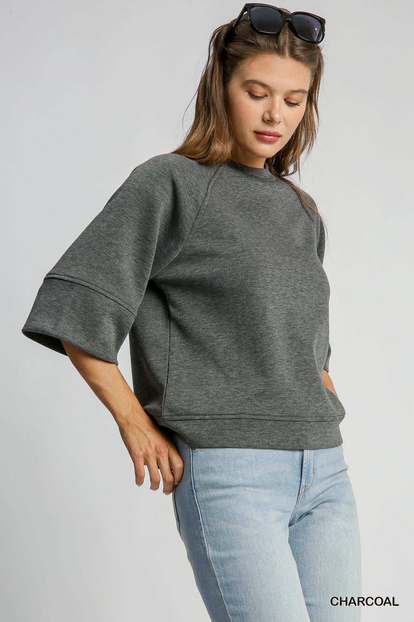 Raglan Sweatshirt - Charcoal - Mercantile213