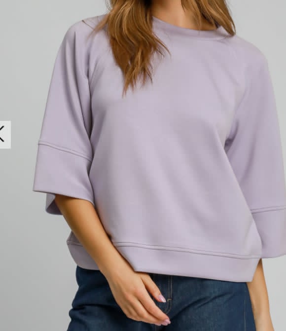 Raglan Sweatshirt - Lavender - Mercantile213