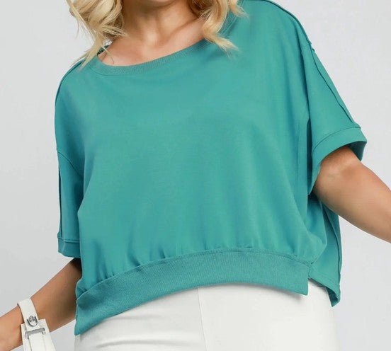 Relaxed Fit Everyday Top - Jade - Mercantile213
