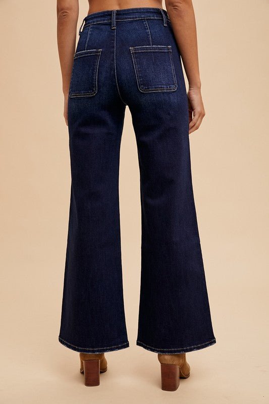 Stretch Front Pocket Jeans - AP6484 - Mercantile213
