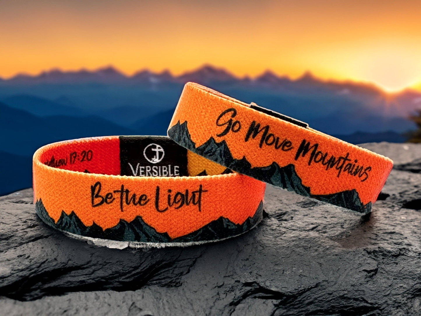 Sunrise / Matthew 5:16 & Matthew 17:20 Wristband - Mercantile213