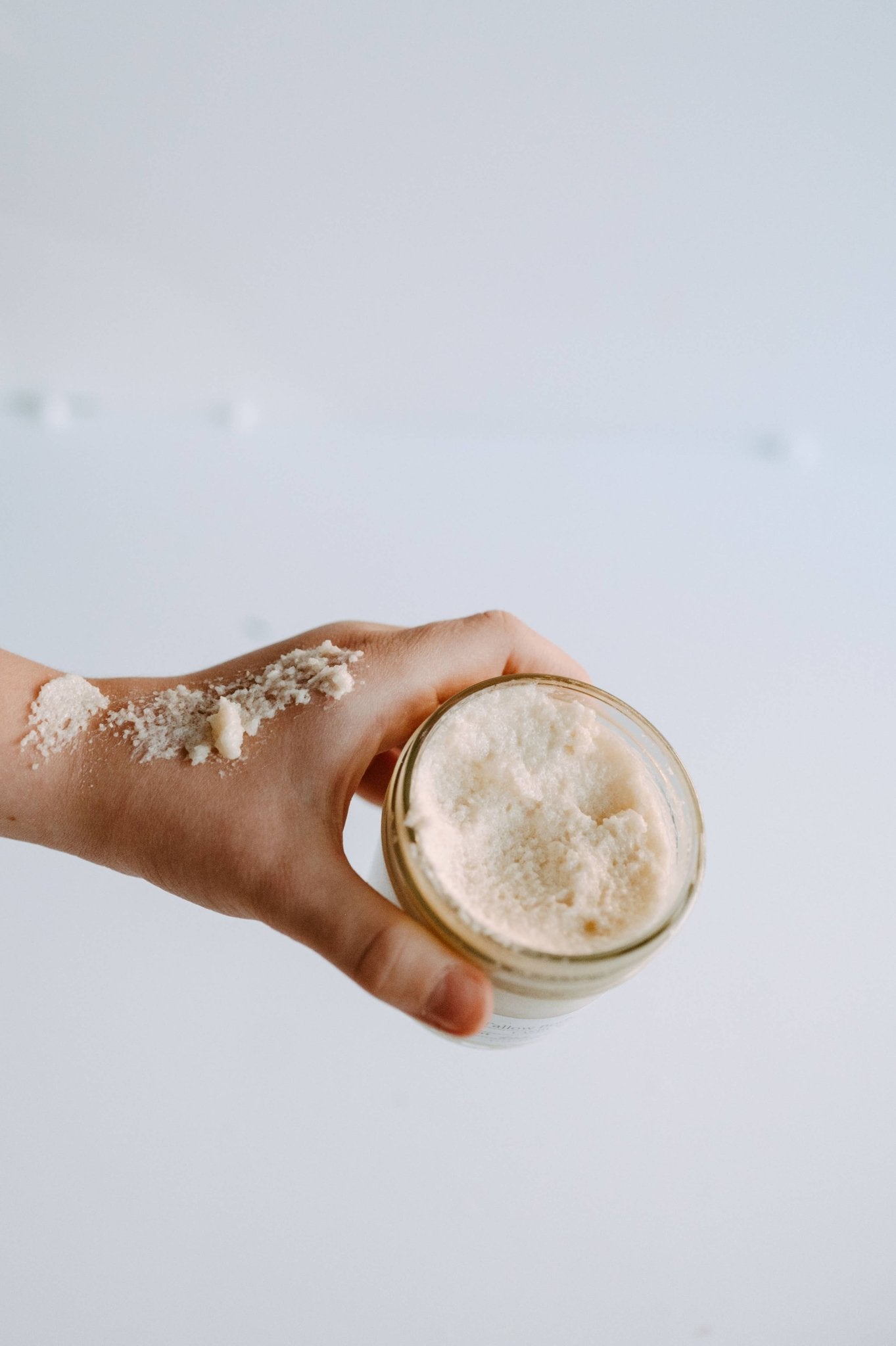 Tallow Sugar Scrub, made with Lady May Tallow, 6oz: Lavender - Mercantile213