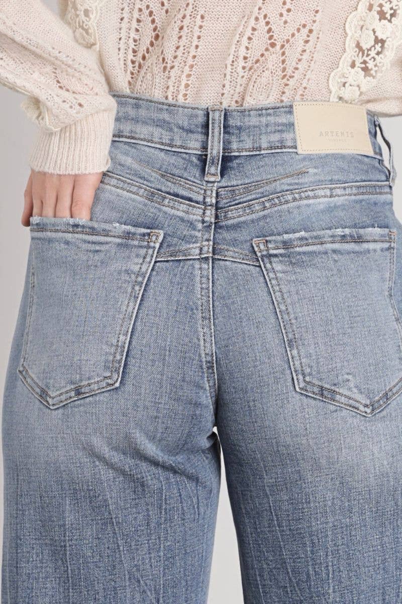 Tummy Control HR Palazzo Jeans - AV2070 - Mercantile213