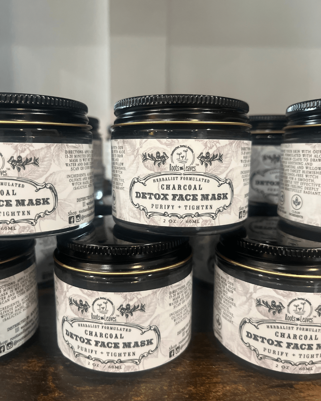 Vegan Charcoal Detox Face Mask - Mercantile213