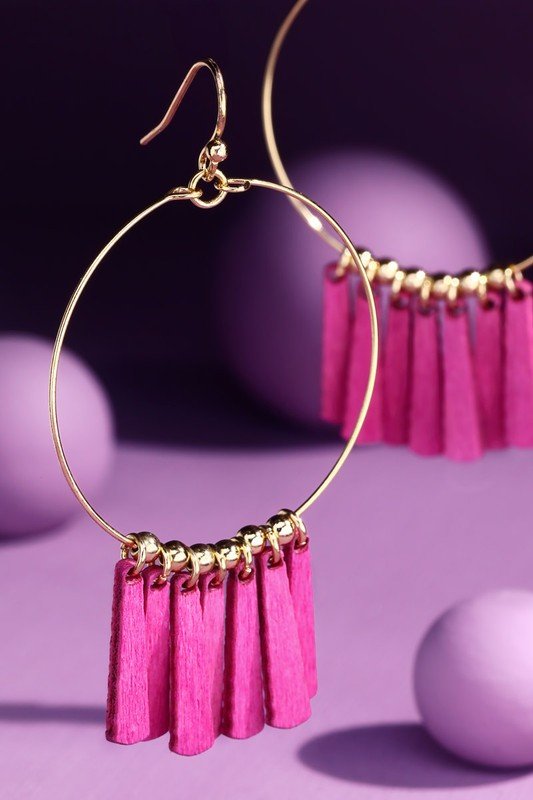 Wood Bar Earings - Mercantile213