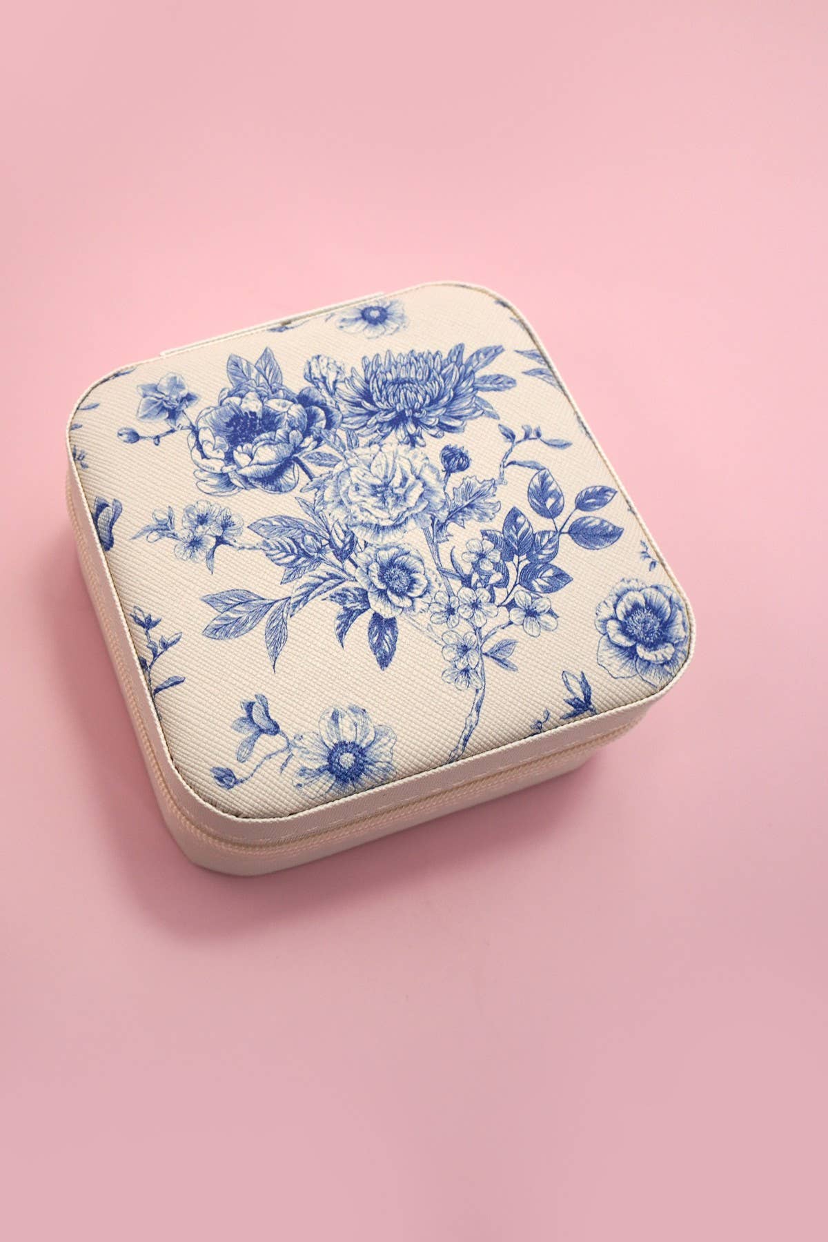 Small Jewelry Box- Pink Polka