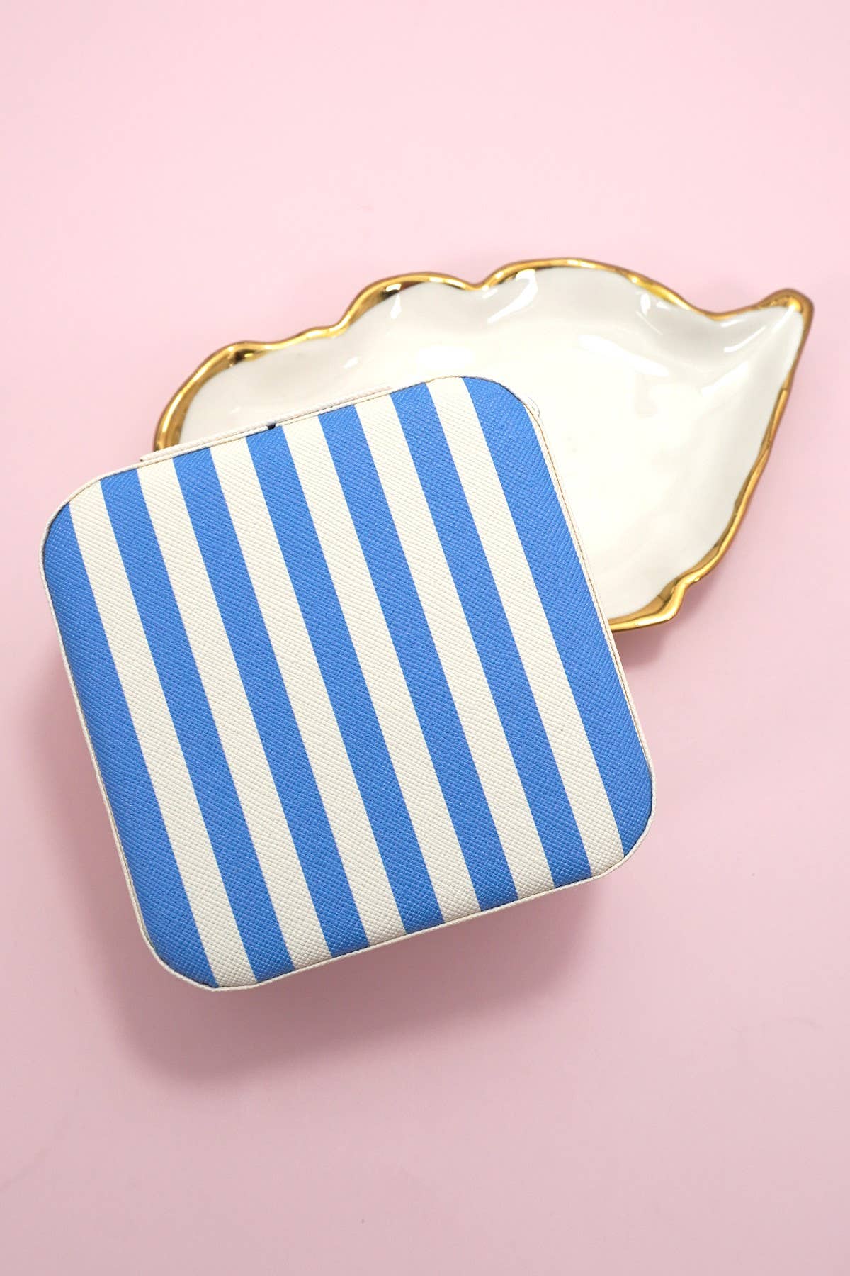 Small Jewelry Box- Pink Polka