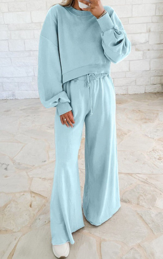 2 PC LS Pants Set - Sky Blue - Mercantile213