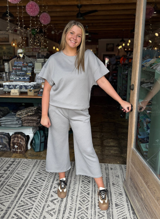 2 Pc SS Outfit - Gray - Mercantile213