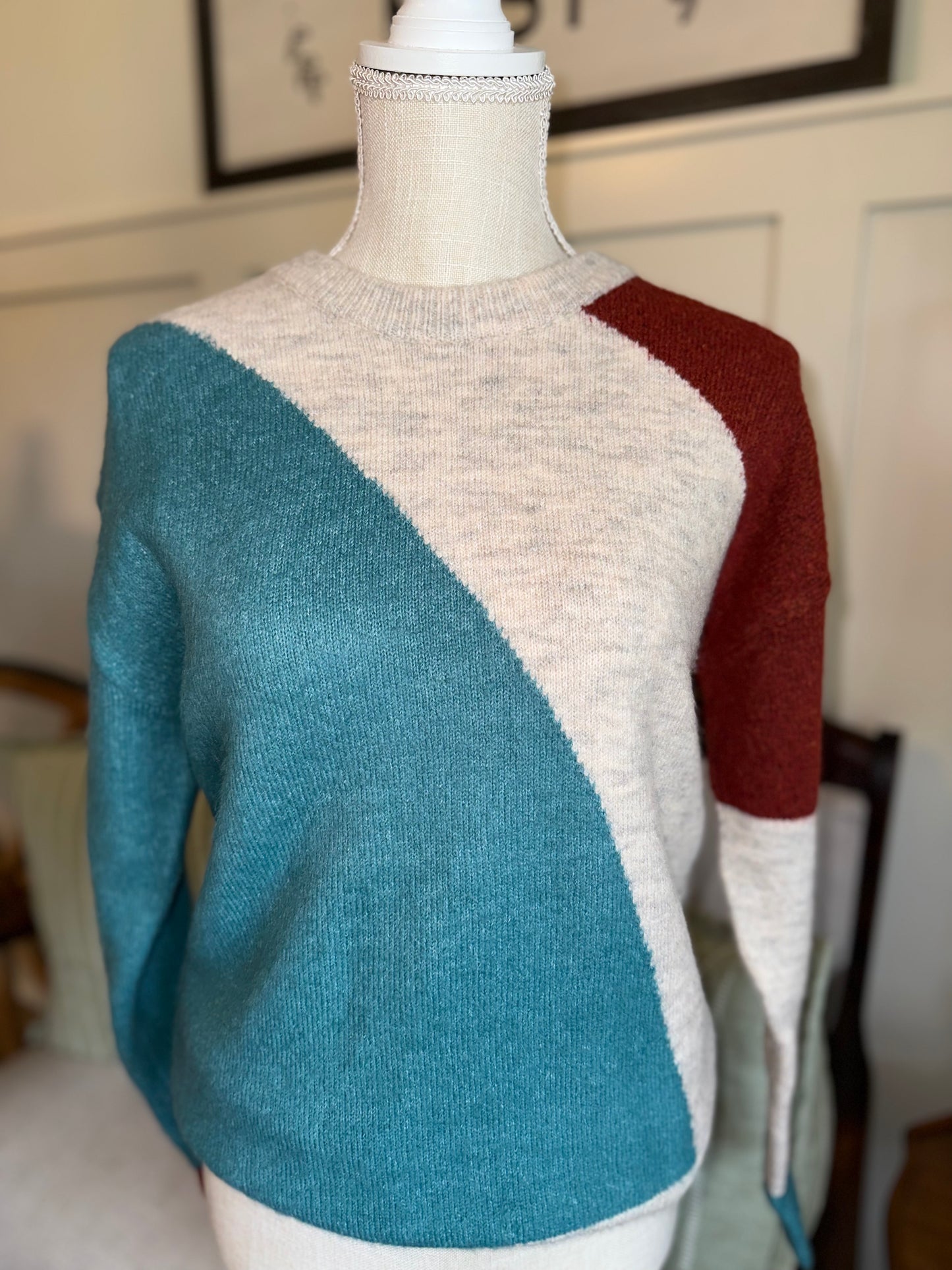 Color Block Sweater