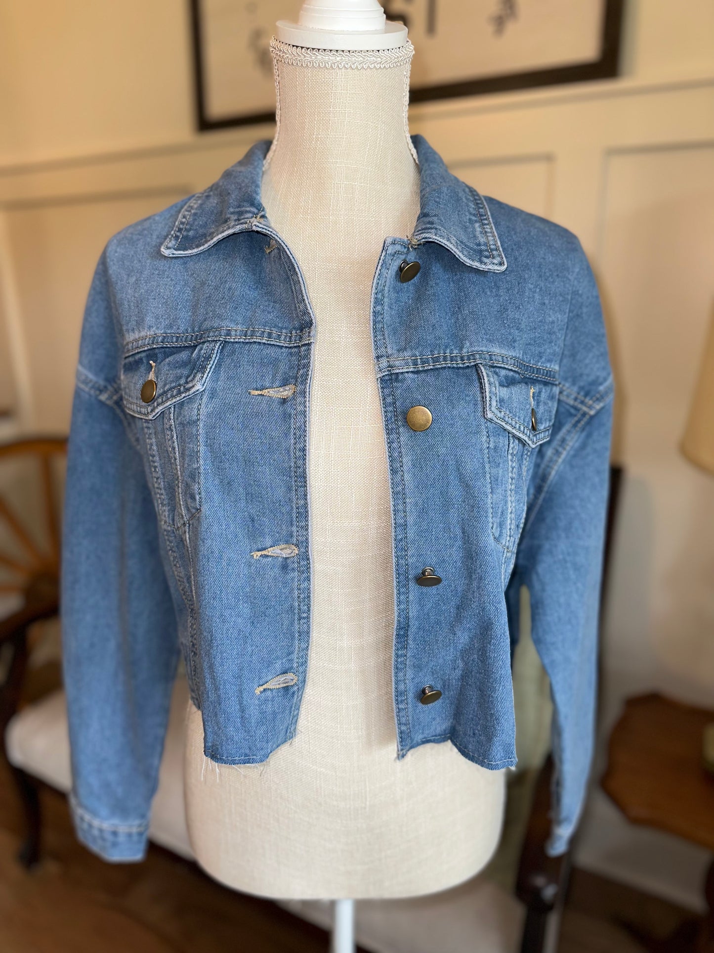 Cropped Denim Jacket