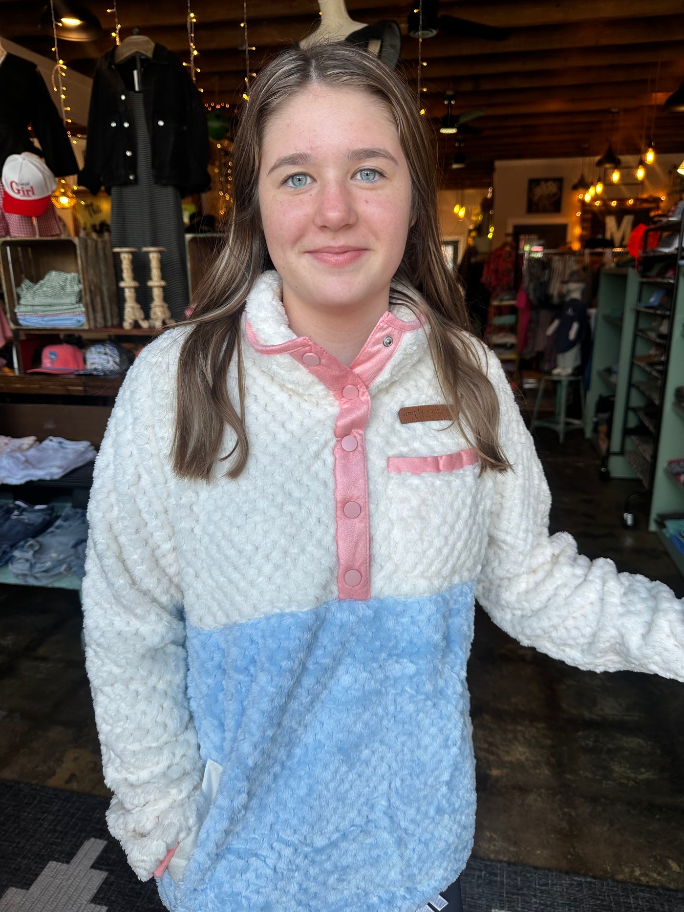 Simply Southern Simply Soft Pullover- Ice