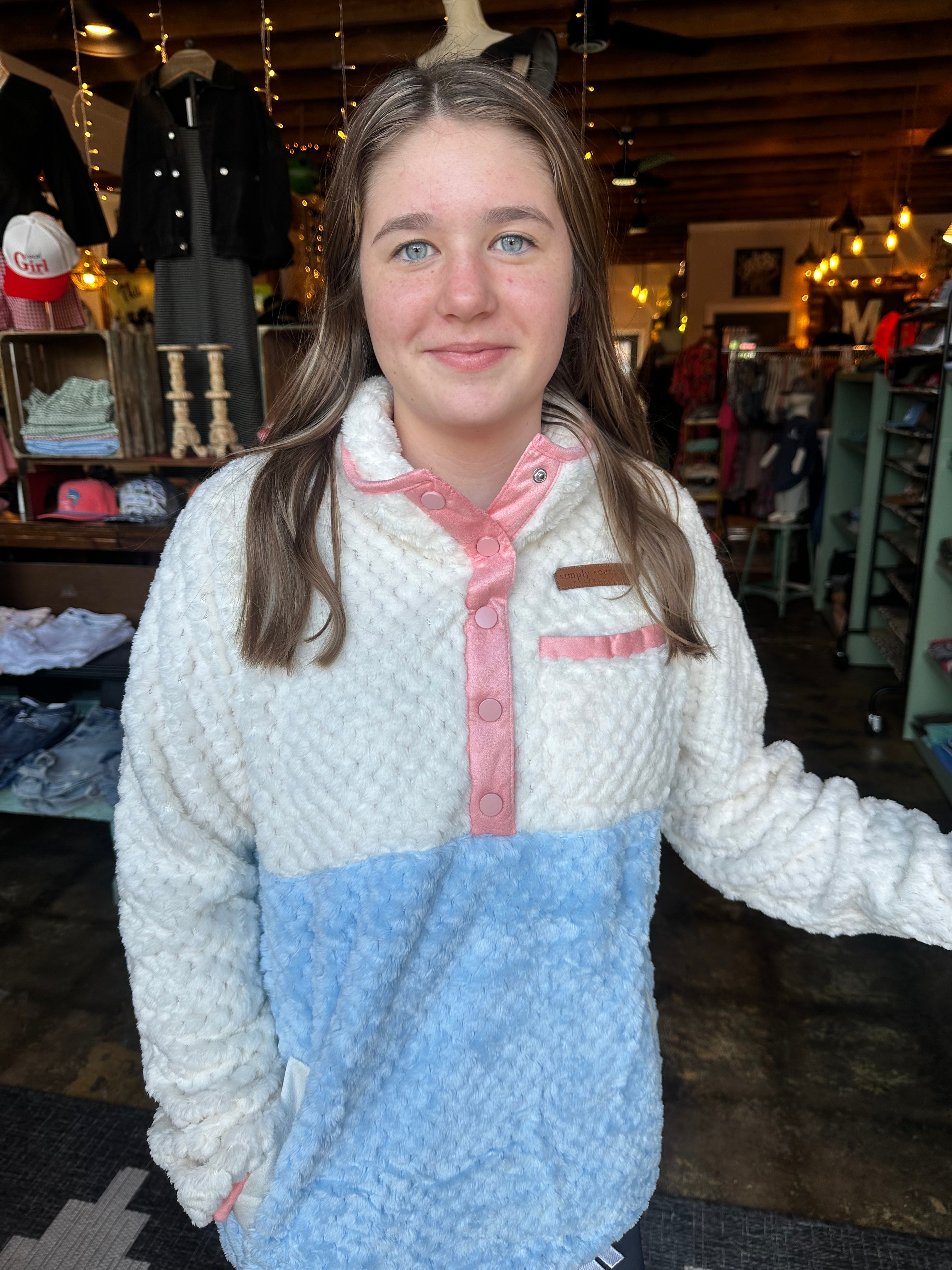 Simply Southern Simply Soft Pullover- Ice