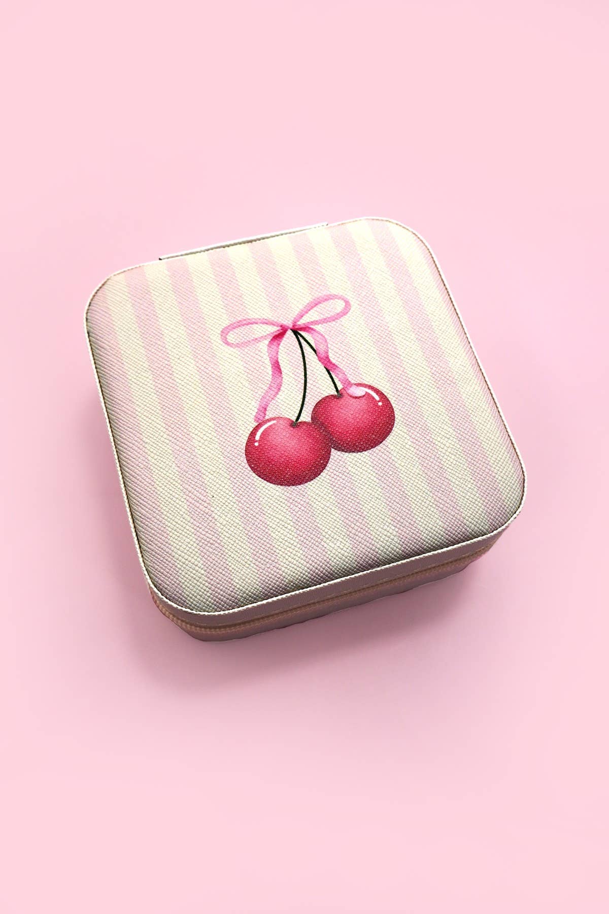 Small Jewelry Box- Pink Polka