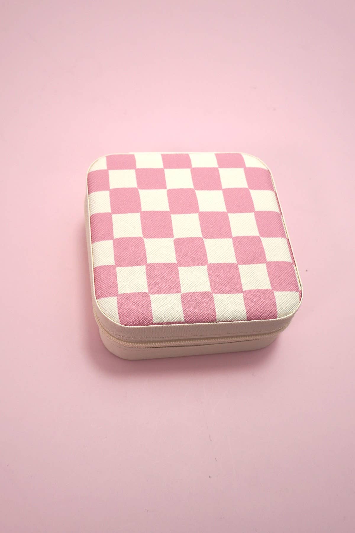 Small Jewelry Box- Pink Polka