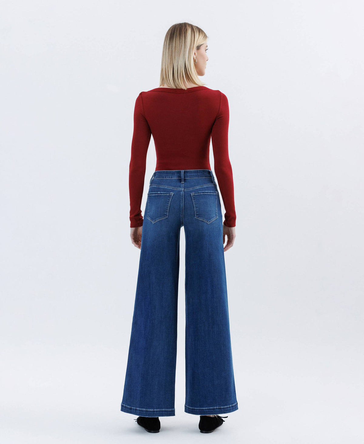 Vervet Palazzo Jeans- T6775