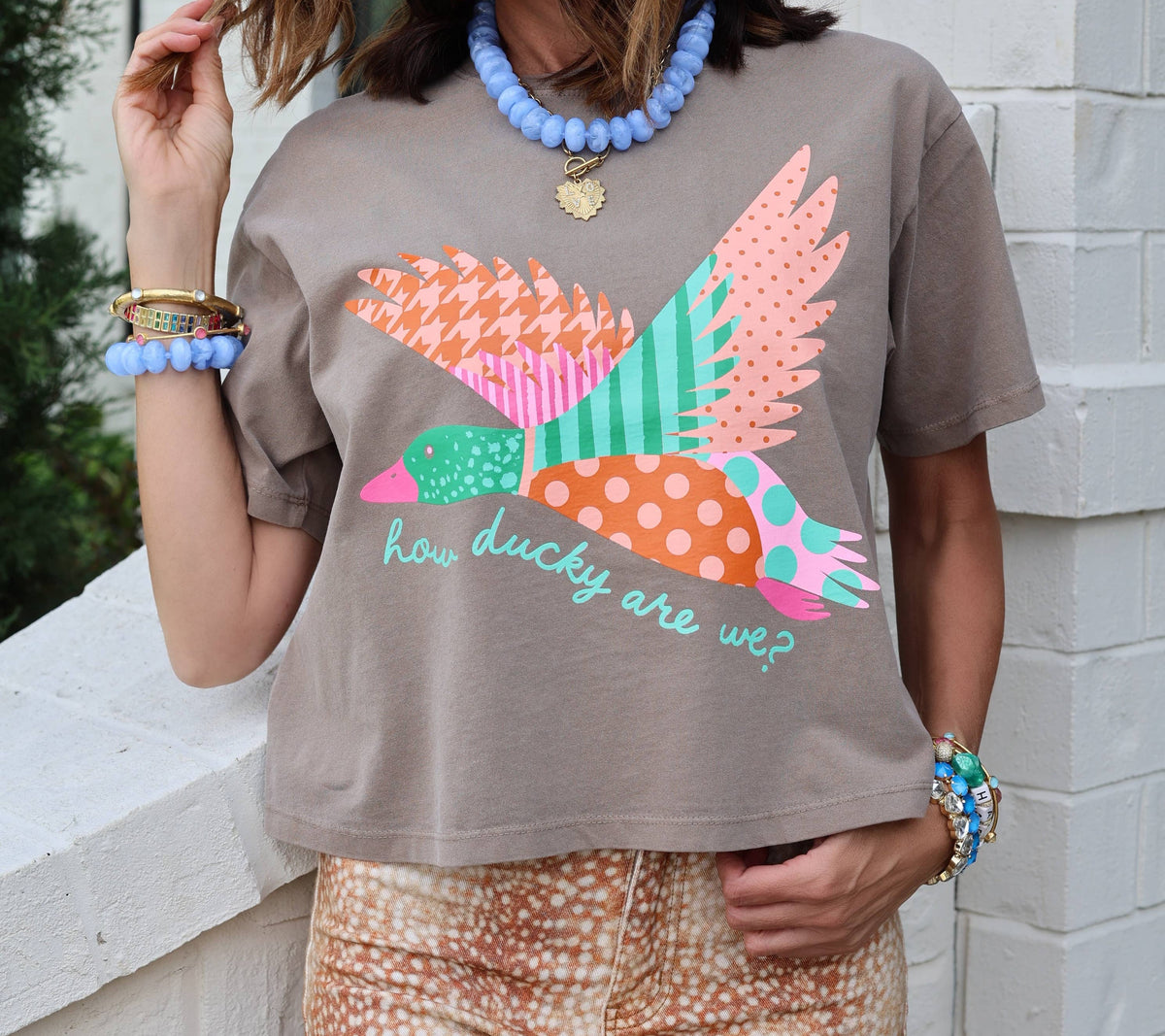 How Ducky Are We Crop Tee