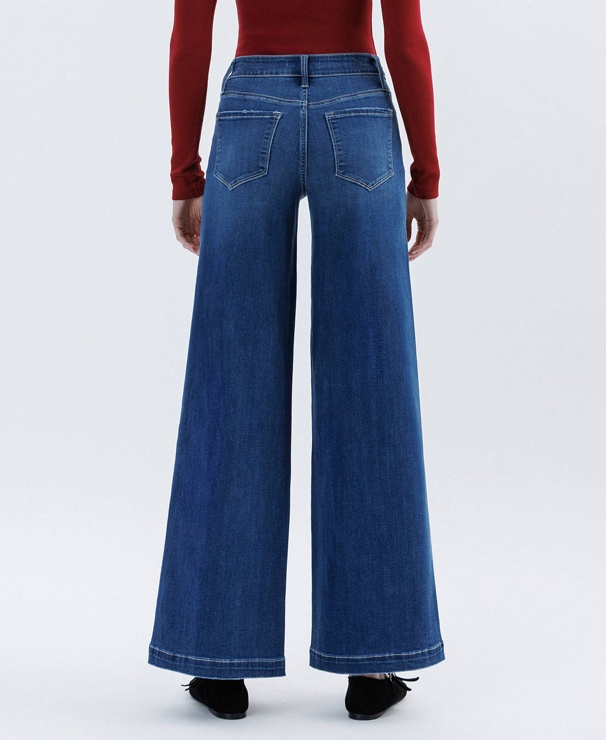 Vervet Palazzo Jeans- T6775