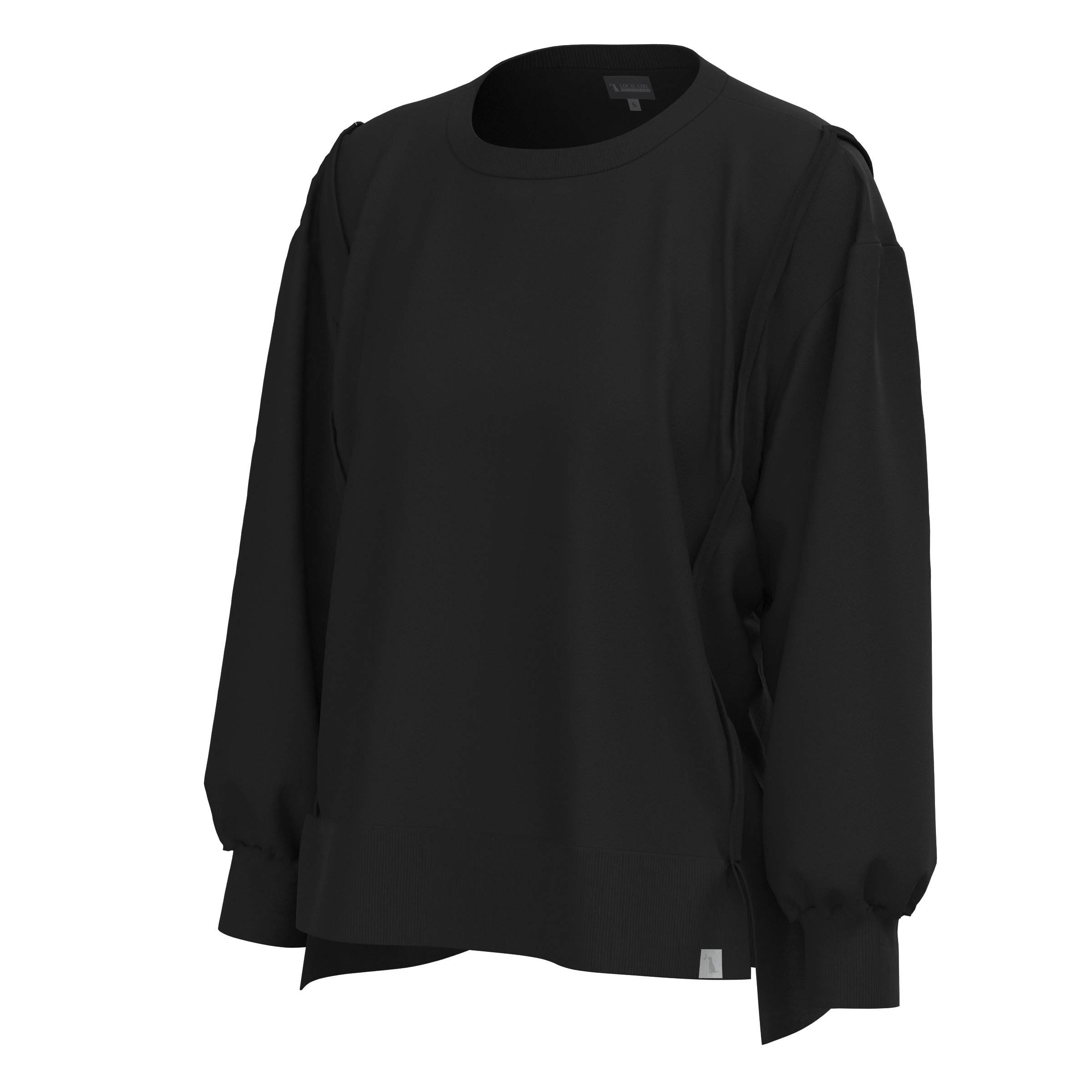 Local Girl Daily Crew- BLK