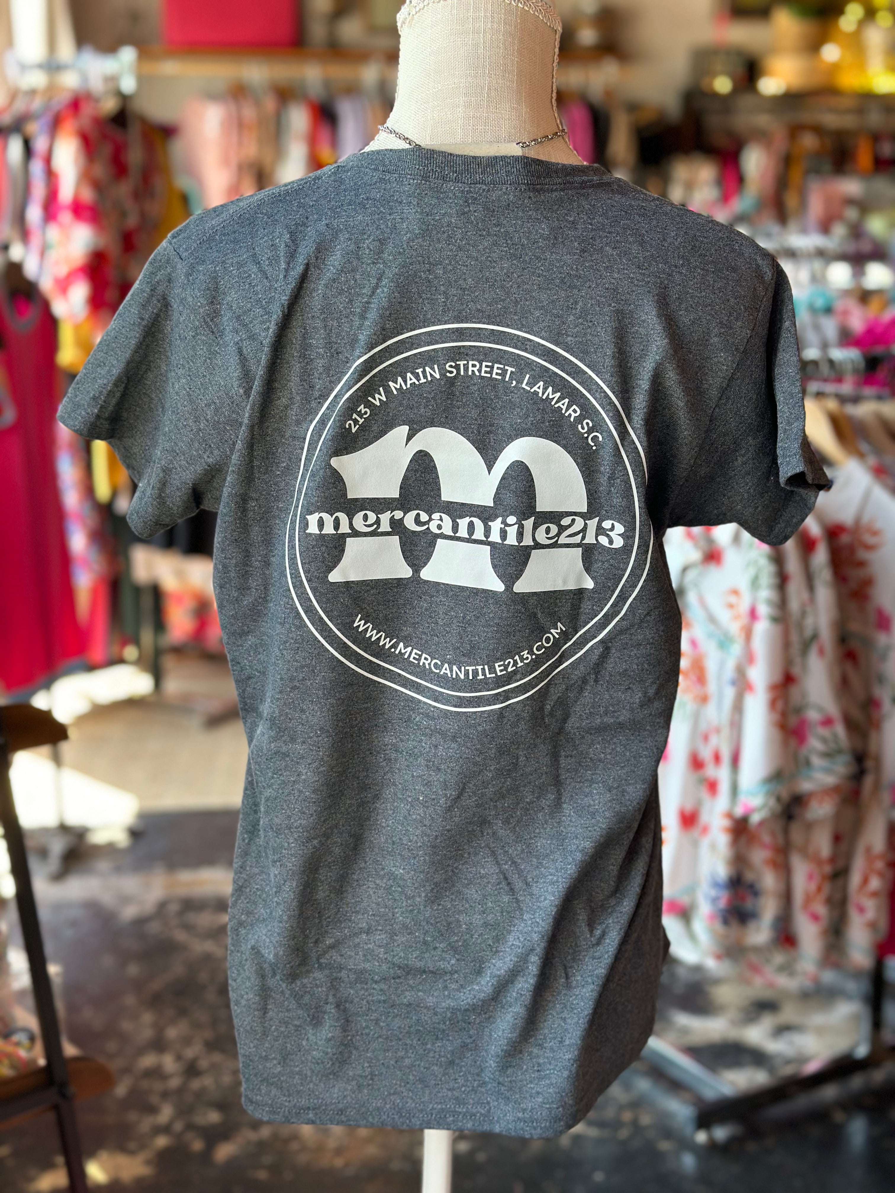 Plain Gray M213 Tee