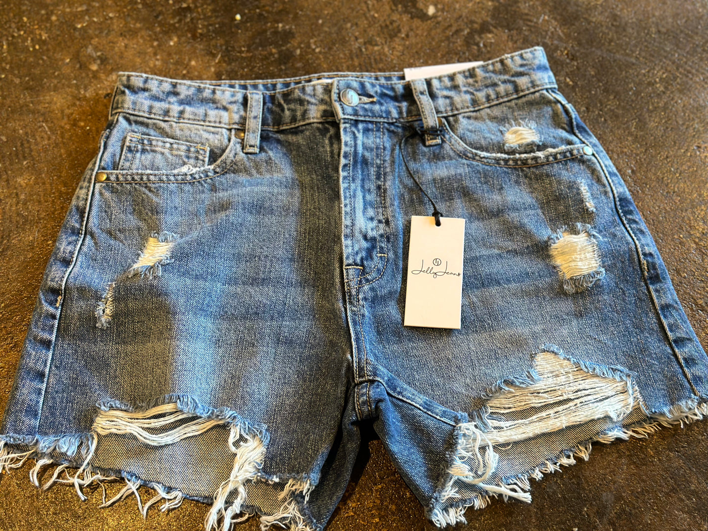 Jelly Jeans Distressed Shorts- JJ4104