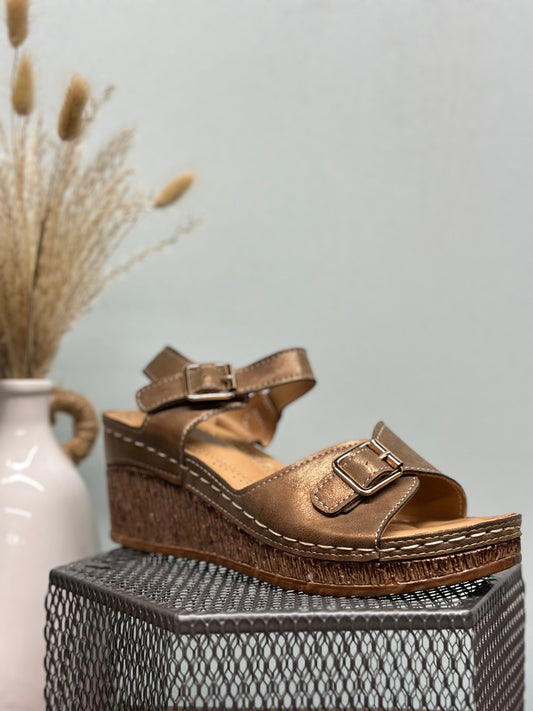 Bronze Wood Wedges