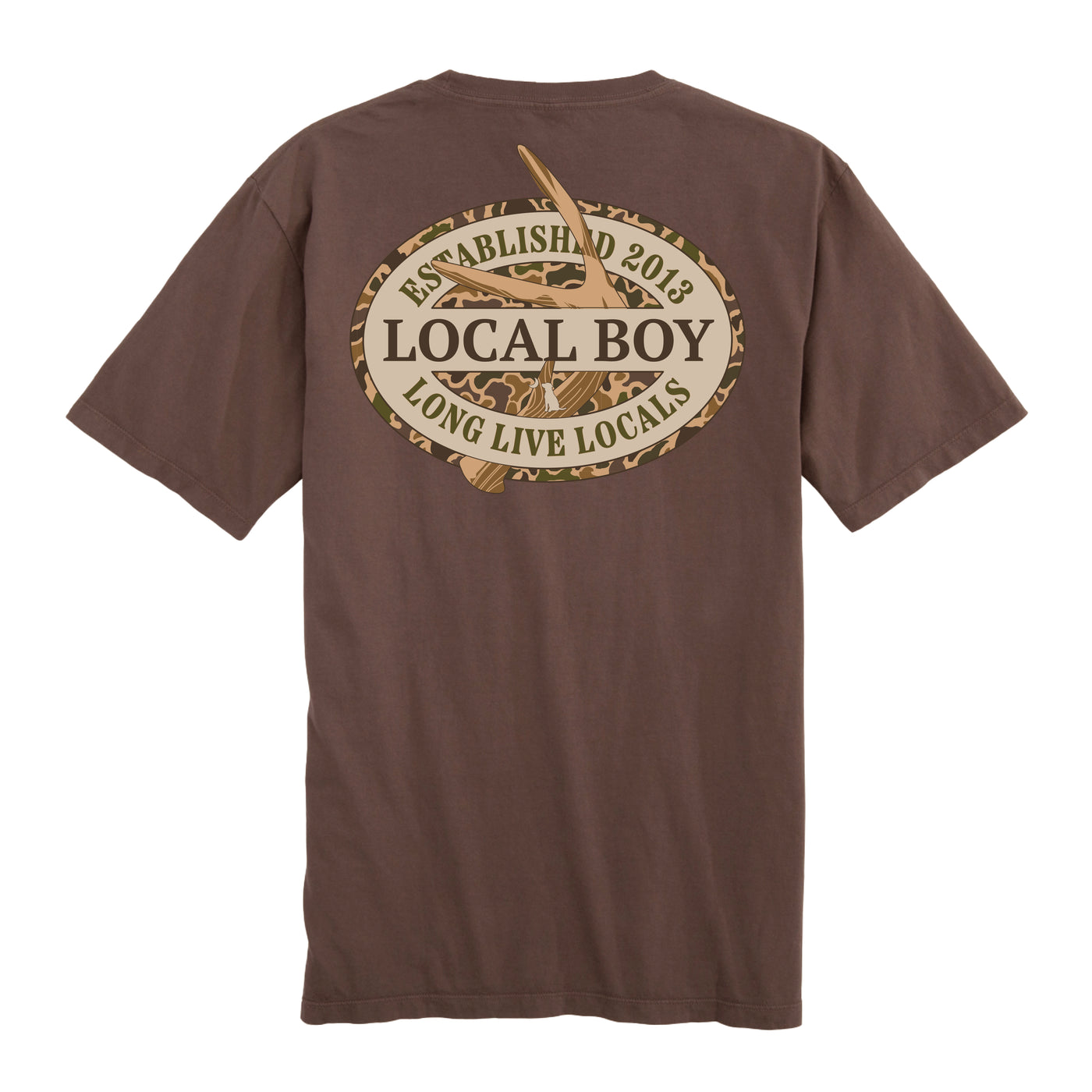 Local Boy Tee- Old School Antler- ESO